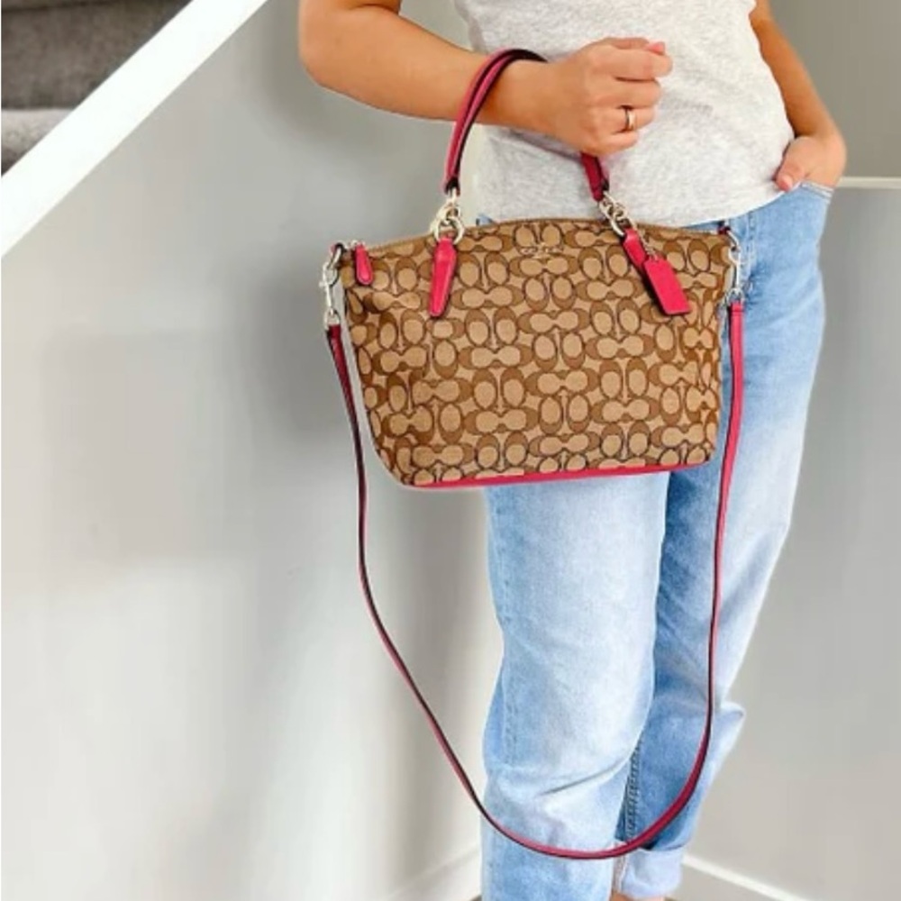 Kelsey Satchel Signature Canvas Tote Brand New Without Tags